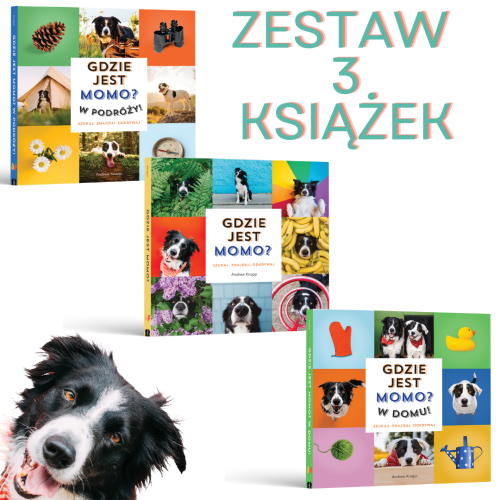 Zestaw 3 książek. Gdzie jest Momo?
